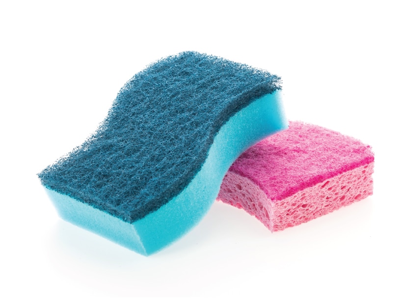 Cellulose dish sponges